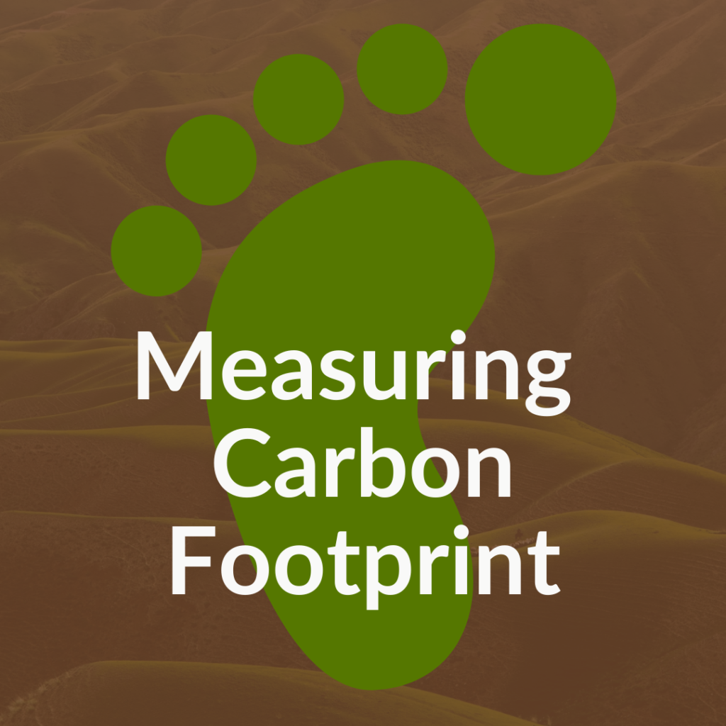 Measuring carbon footprint