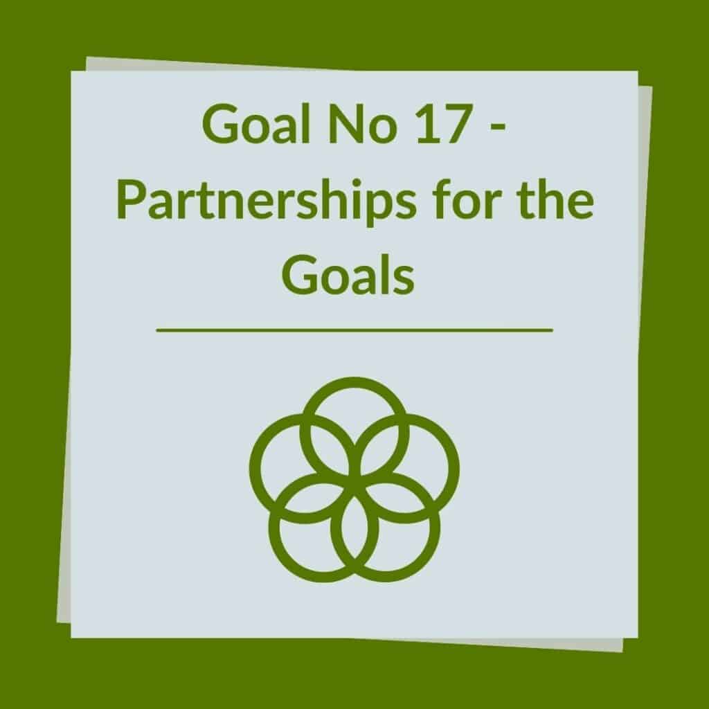 Goal No 17 - Partnerships for the Goals